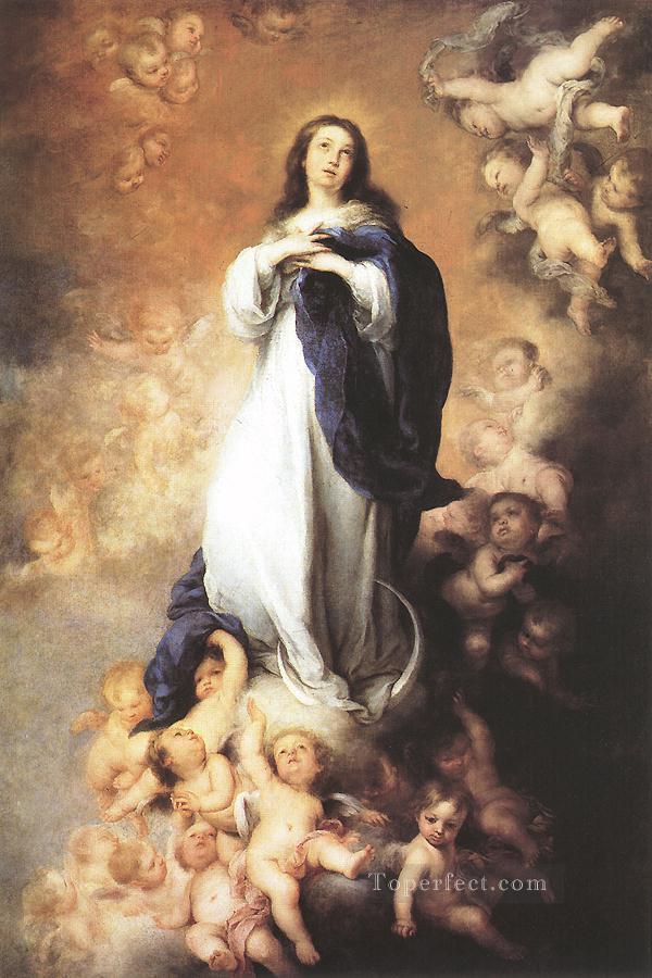 Immaculate Conception 1678 Spanish Baroque Bartolome Esteban Murillo Oil Paintings